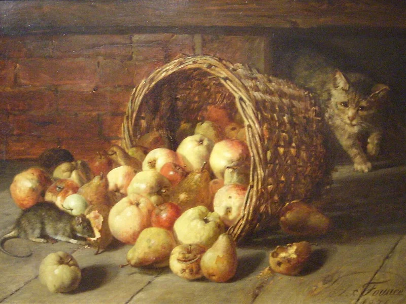 1837-Guillaume Fouace - Cesto capovolto